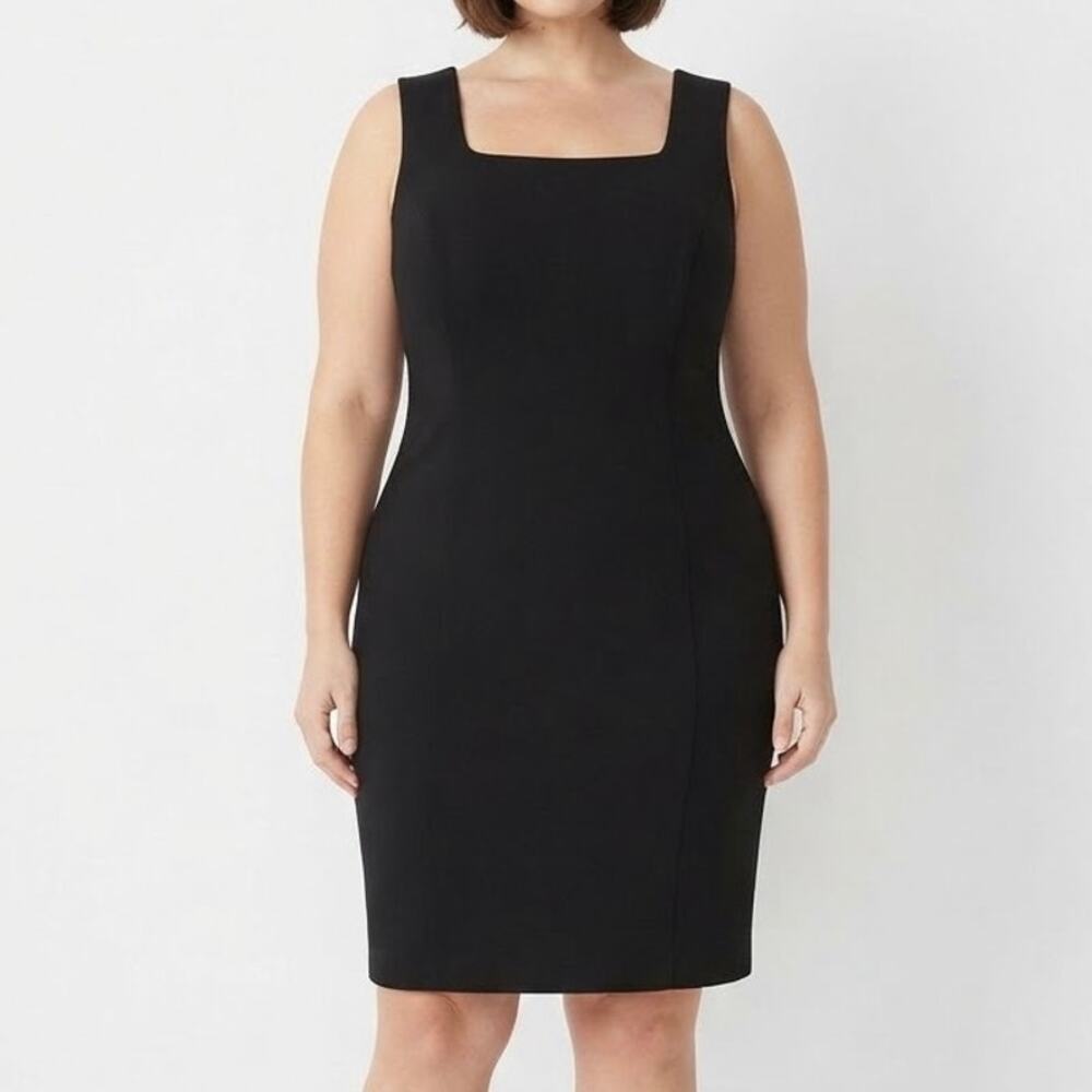 Chico's Black Sleeveless Sheath Dress Size Minimalist LBD Chico’s Size 3 (XL/16)